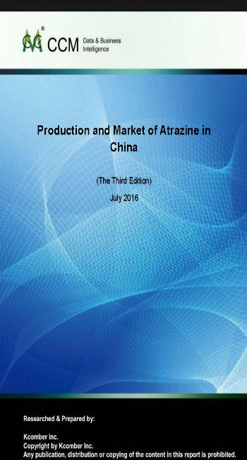 Production and Market of Atrazine in China